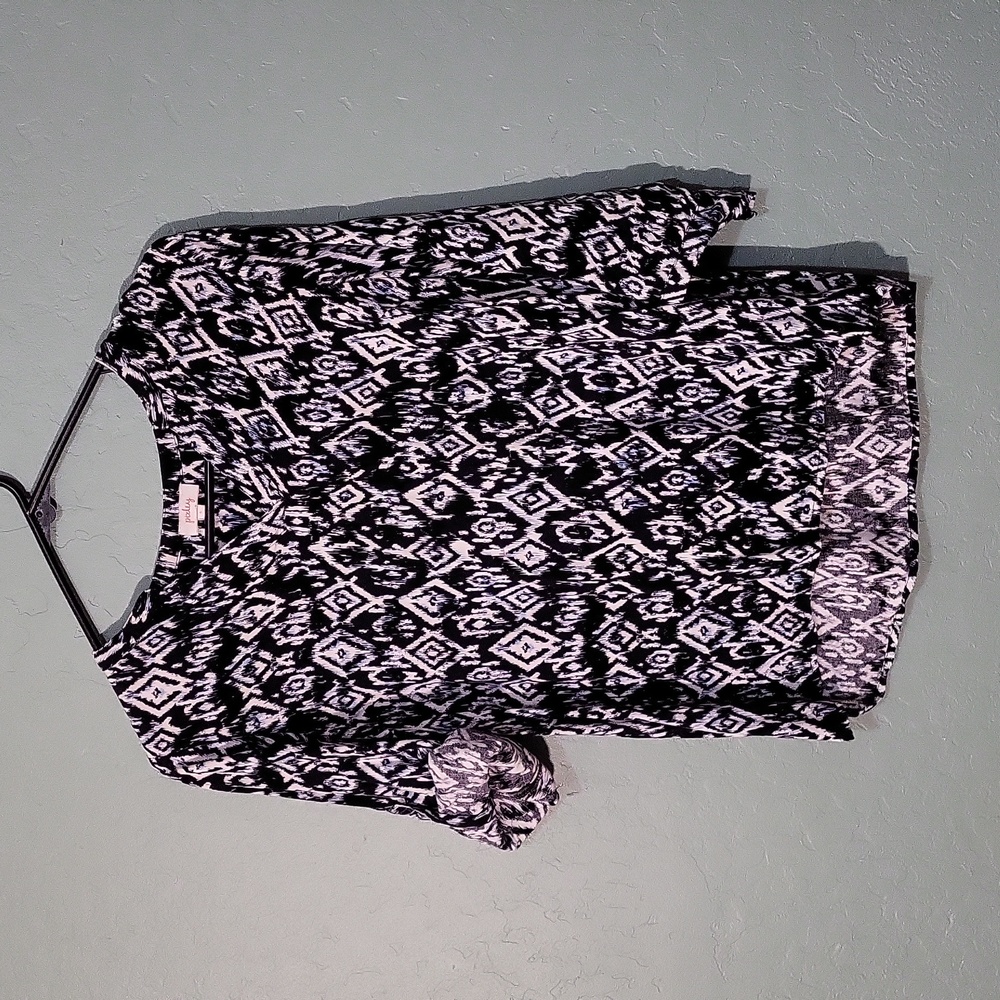 Pixley blue print top